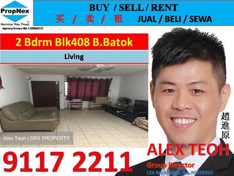 Blk 408 Bukit Batok West Avenue 4 (Bukit Batok), HDB 3 Rooms #183805382